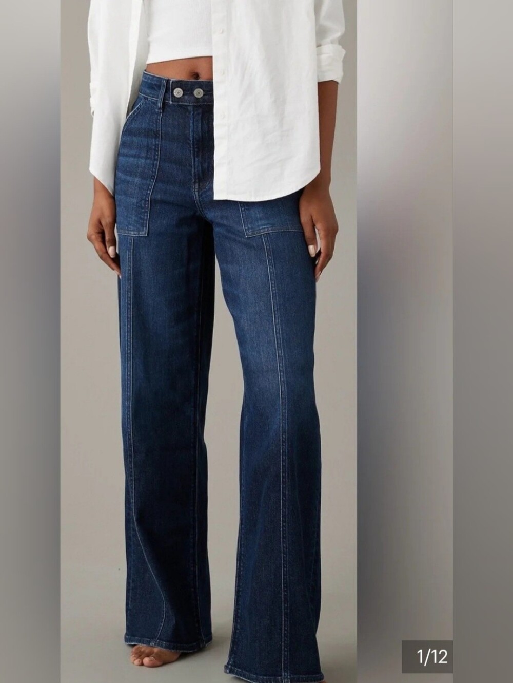 DREAMY DRAPE SUPER HIGH-RISE BAGGY WIDE LEG